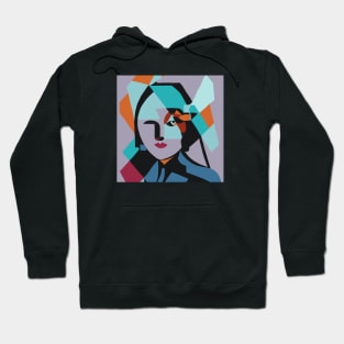 Lola - Cubism Portrait Hoodie